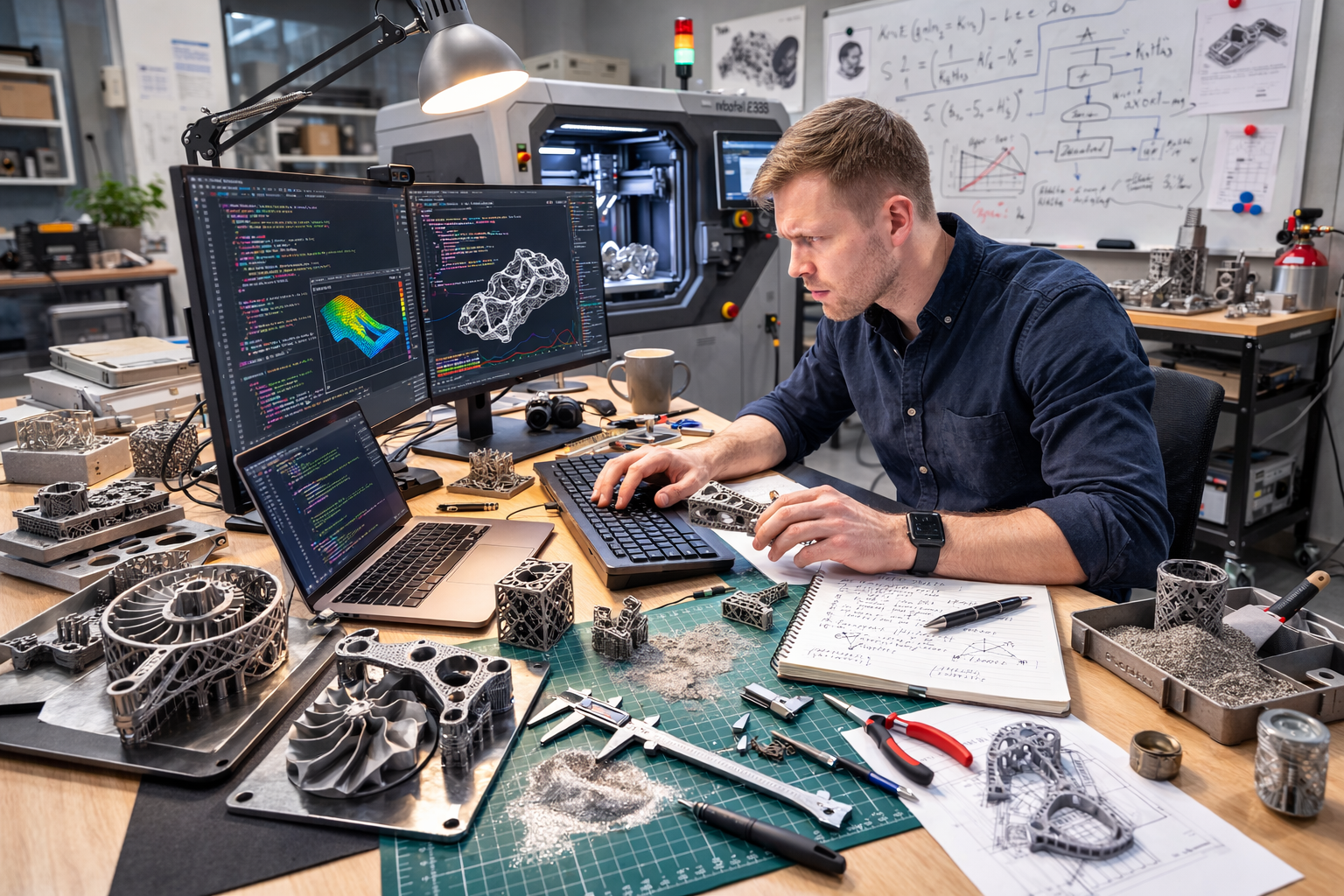 Focused on 3D metal printing design